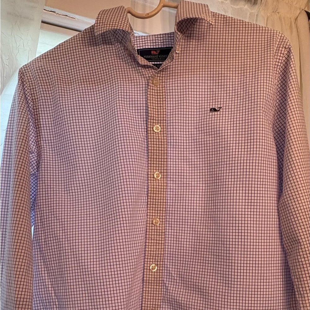 Vineyard Vines Purple Casual Button Down Shirt